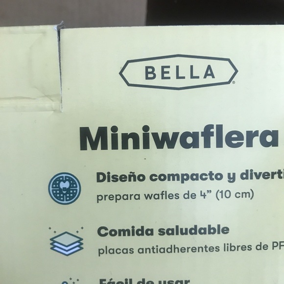 Mini Waffle Iron Brand  New Never Used in box Red - Picture 5 of 6